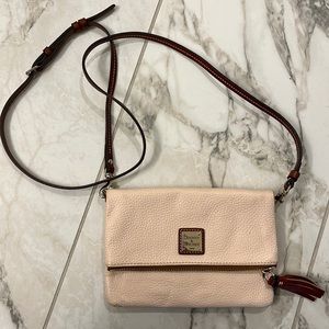 Dooney & Bourke Pebble Grain Foldover Zip Crossbody